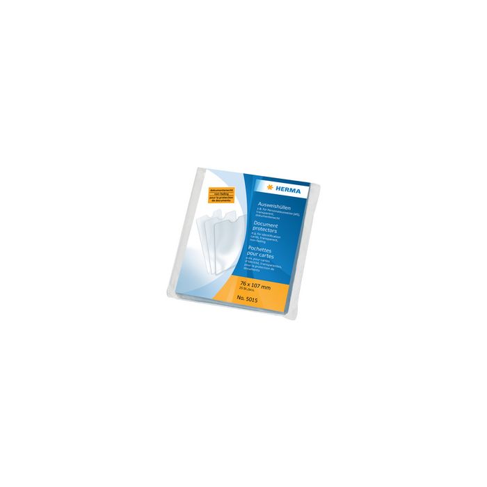 HERMA étui de poche, PP, 1 poche, 0,14 mm, transparent x25