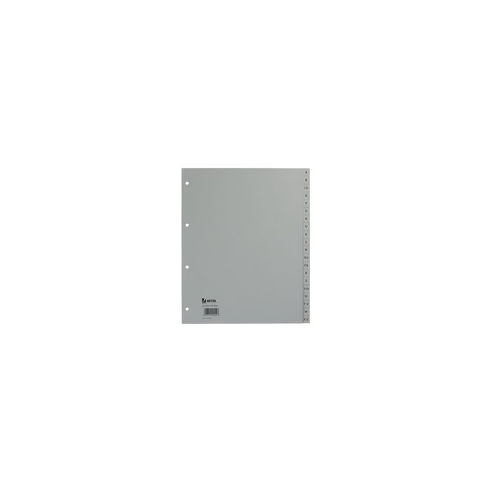 HETZEL Intercalaires en plastique, A-Z, A4 extra large
