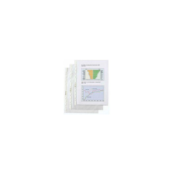 HETZEL Pochette perforée Economic, A4, PP, grainé