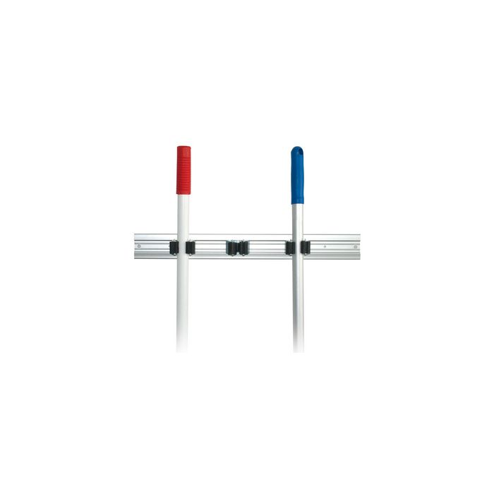 HYGOCLEAN Porte-balai TRIO, rail aluminium pour 3 manches