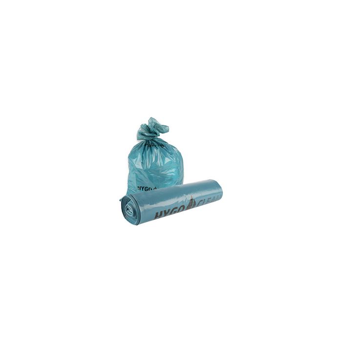 HYGOCLEAN Sac poubelle LDPE Light, 120 L, 40 microns, bleu x10