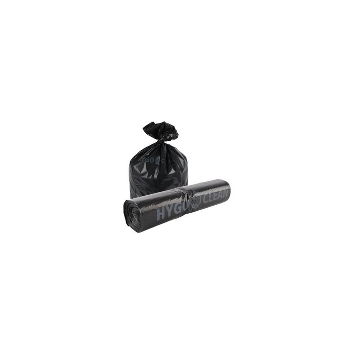 HYGOCLEAN Sac poubelle LDPE Light, 240 L, 40 microns, noir x9