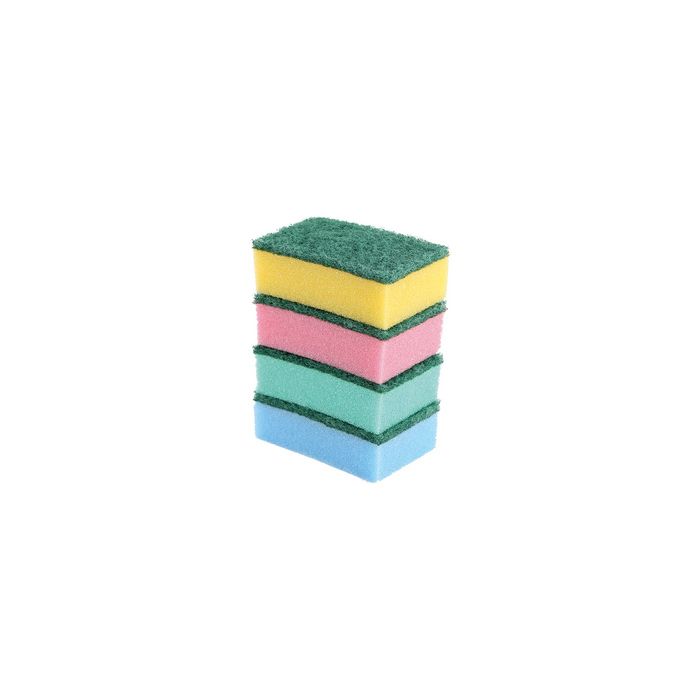 HYGOCLEAN Éponge Colour, en mousse/non-tissé dur x10