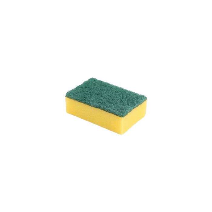 HYGOCLEAN Éponge, en mousse/non-tissé dur, jaune/vert x10