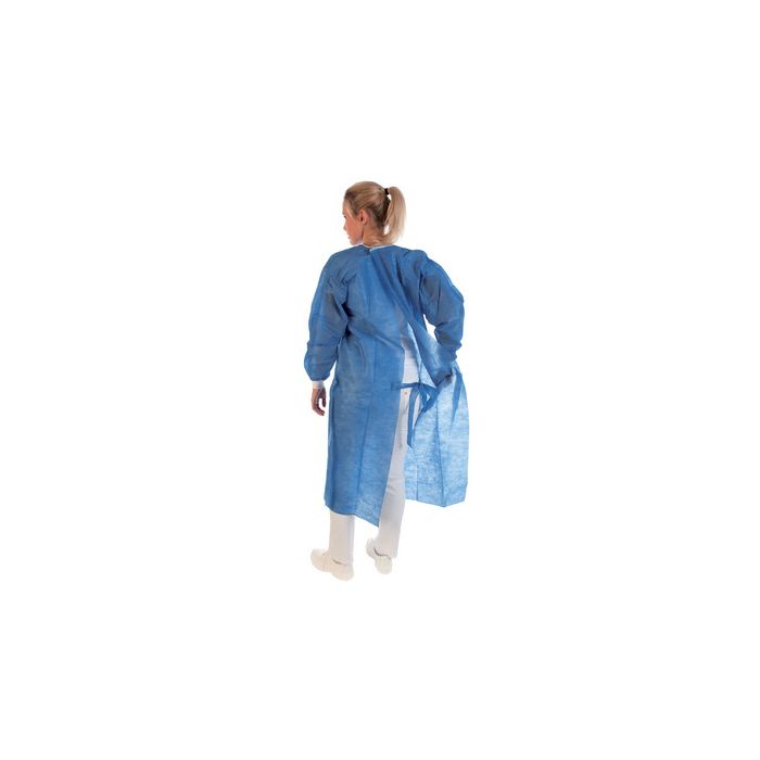 HYGOSTAR Blouse chirurgicale SMS, bleu, L
