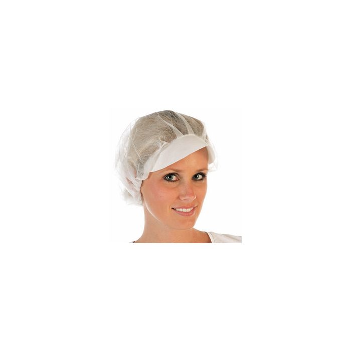 HYGOSTAR Charlotte de protection LIGHT avec visière, blanc