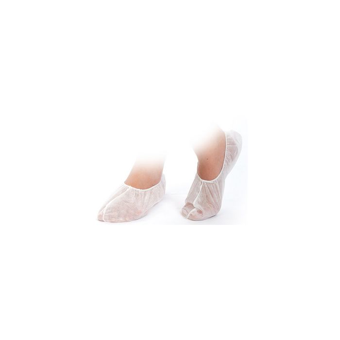 HYGOSTAR Chaussettes jetables, taille: 34 - 42, blanc