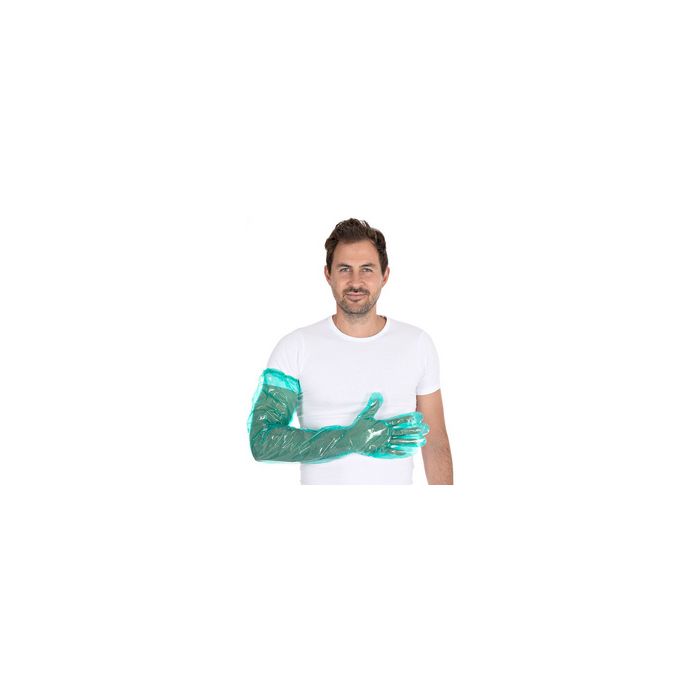 HYGOSTAR Gant LDPE SOFTLINE LONG PLUS, vert