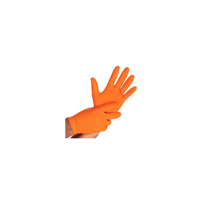 HYGOSTAR Gant en nitrile "POWER GRIP", XL, orange