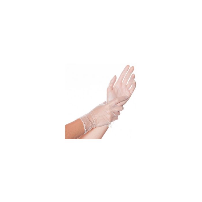 HYGOSTAR Gant en vinyle "IDEAL", S, blanc