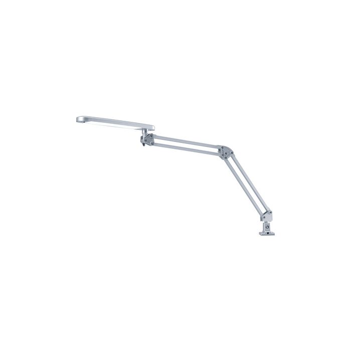 Hansa Lampe de bureau à LED 4 Stars, avec pince, argent