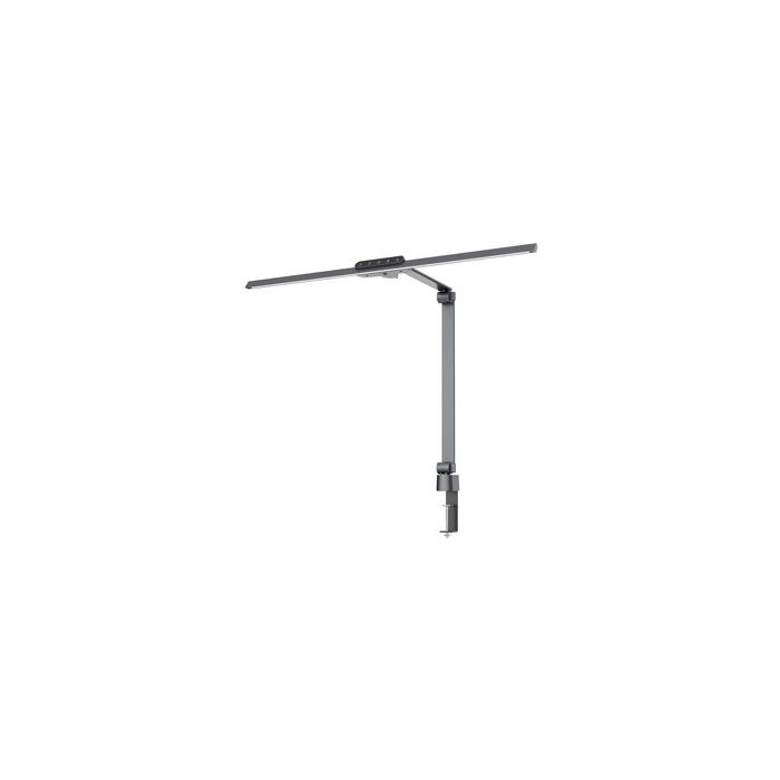 Hansa Lampe de bureau à LED "Flow", avec pince, anthracite