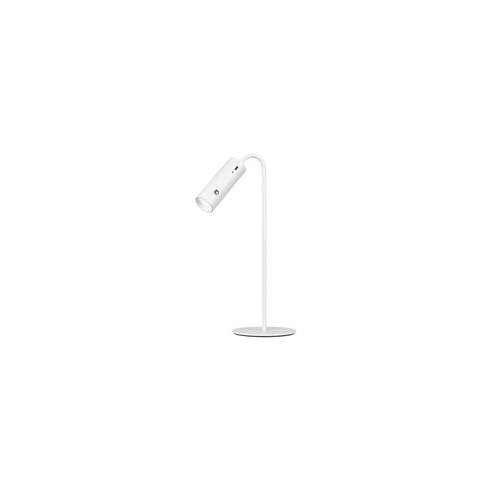Hansa Lampe de bureau à LED rechargeable Flare spot, blanc