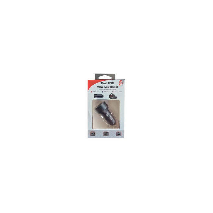 IWH Chargeur USB pour voiture avec indicateur de tension