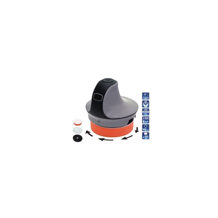 IWH Gratte-givre/polisseuse électrique sans fil, 3,6 volts