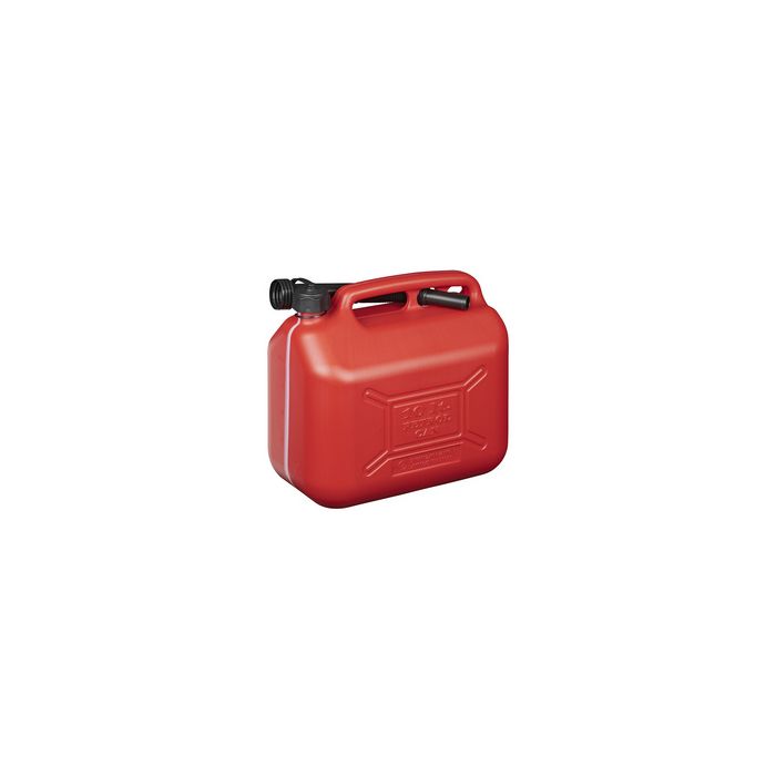 IWH Jerrican pour carburant, plastique, 10 litres, rouge