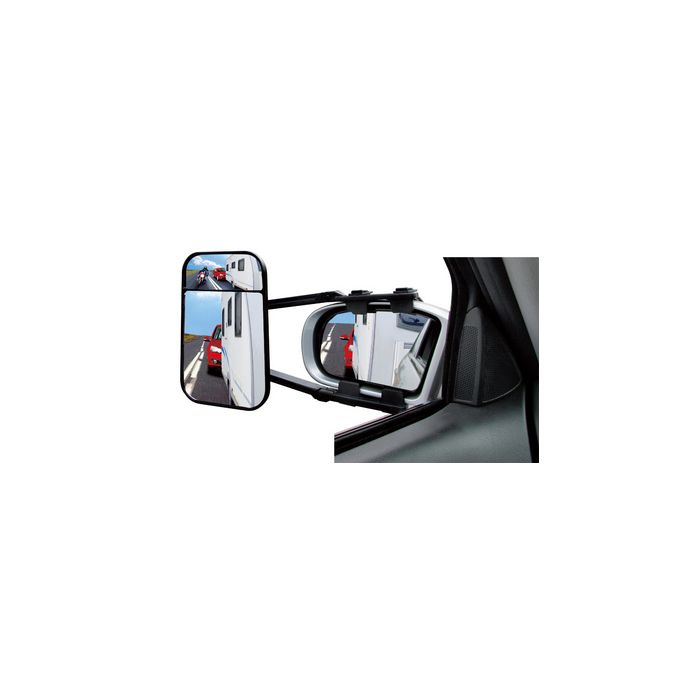 IWH Rétroviseur pour caravane XL Duo, avec angle mort