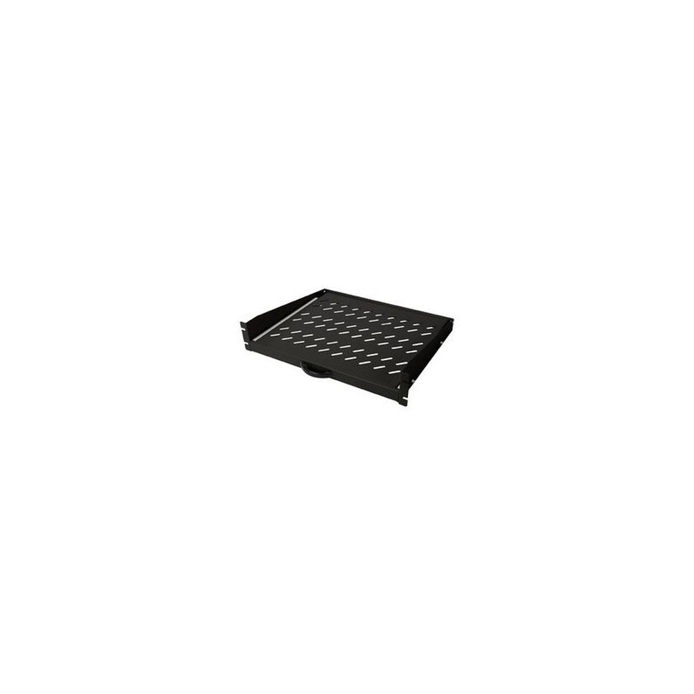 DIGITUS Etagère amovible pour montage fixe 19", 2U, gris