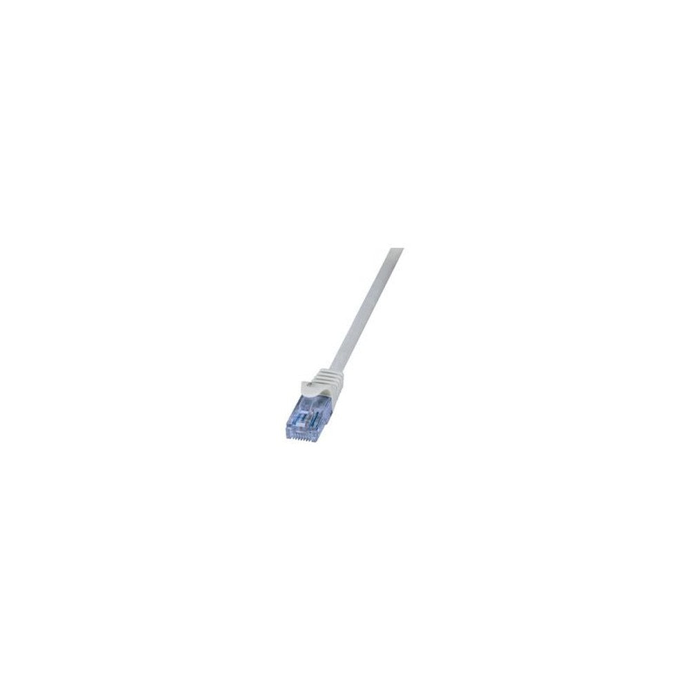 LogiLink Câble Patch EconLine, cat.6A, U/UTP, 7,5 m, gris