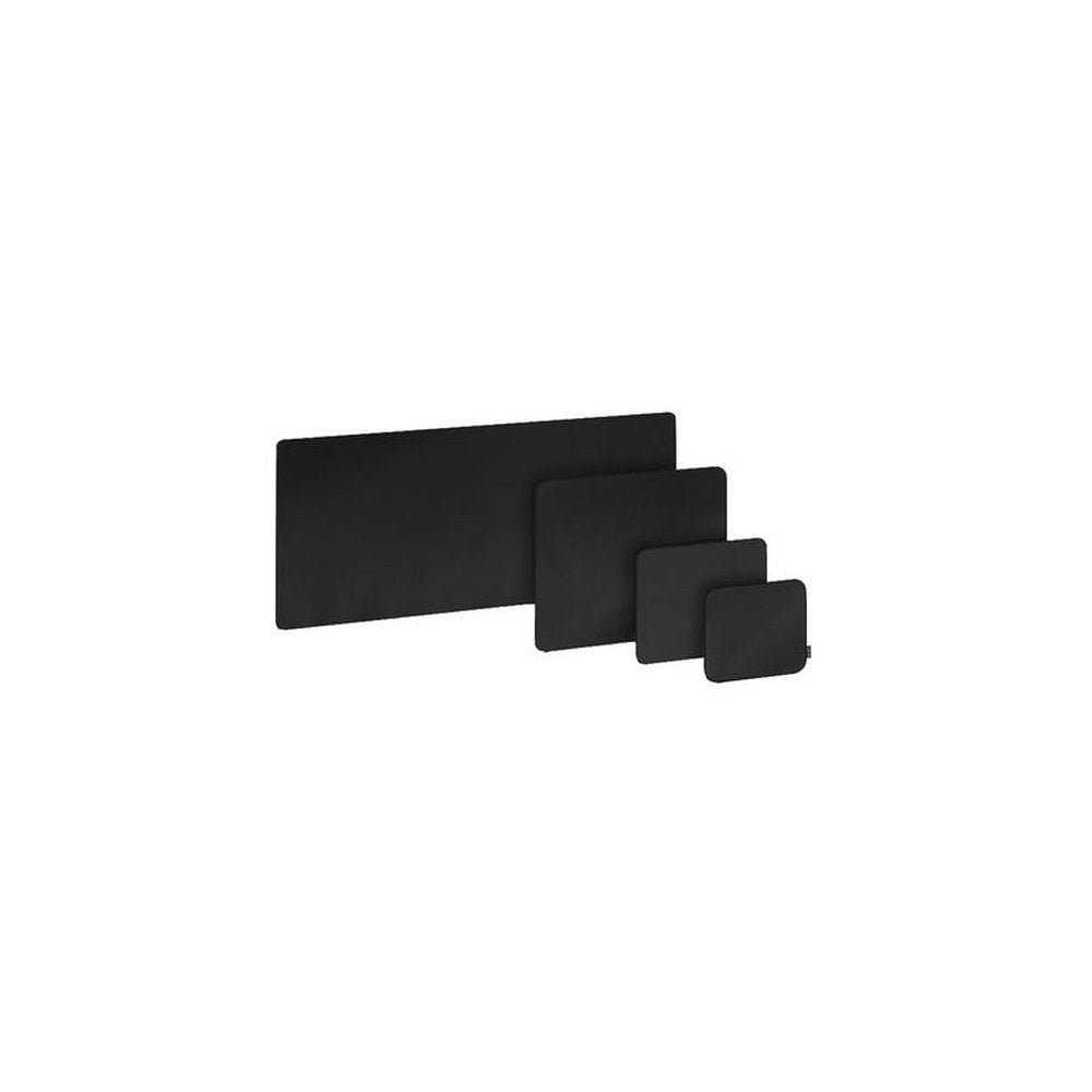 LogiLink Tapis souris gaming, bords cousus, taille M, noir