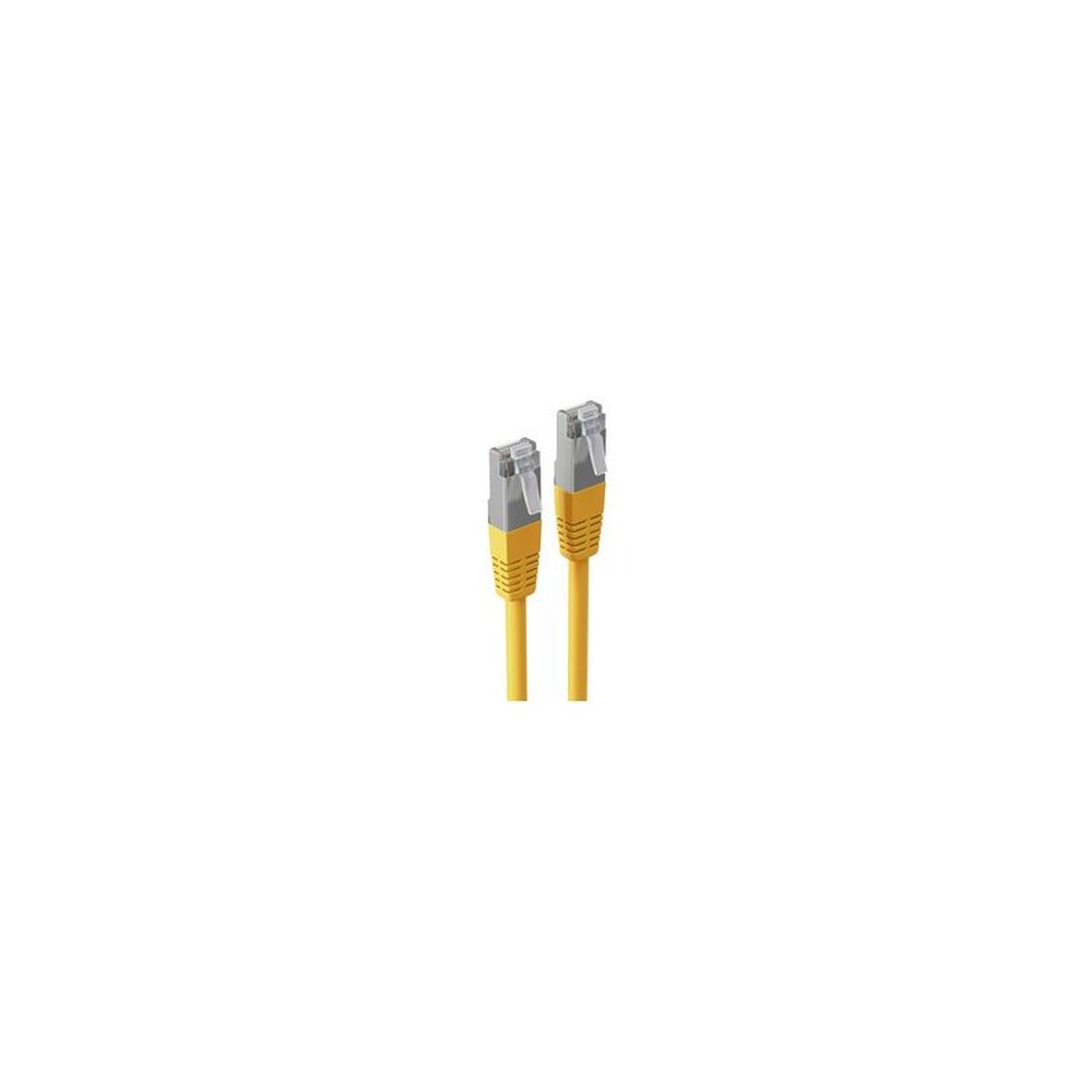 shiverpeaks Cable patch BASIC-S, cat. 6, S/FTP, 10 m, jaune