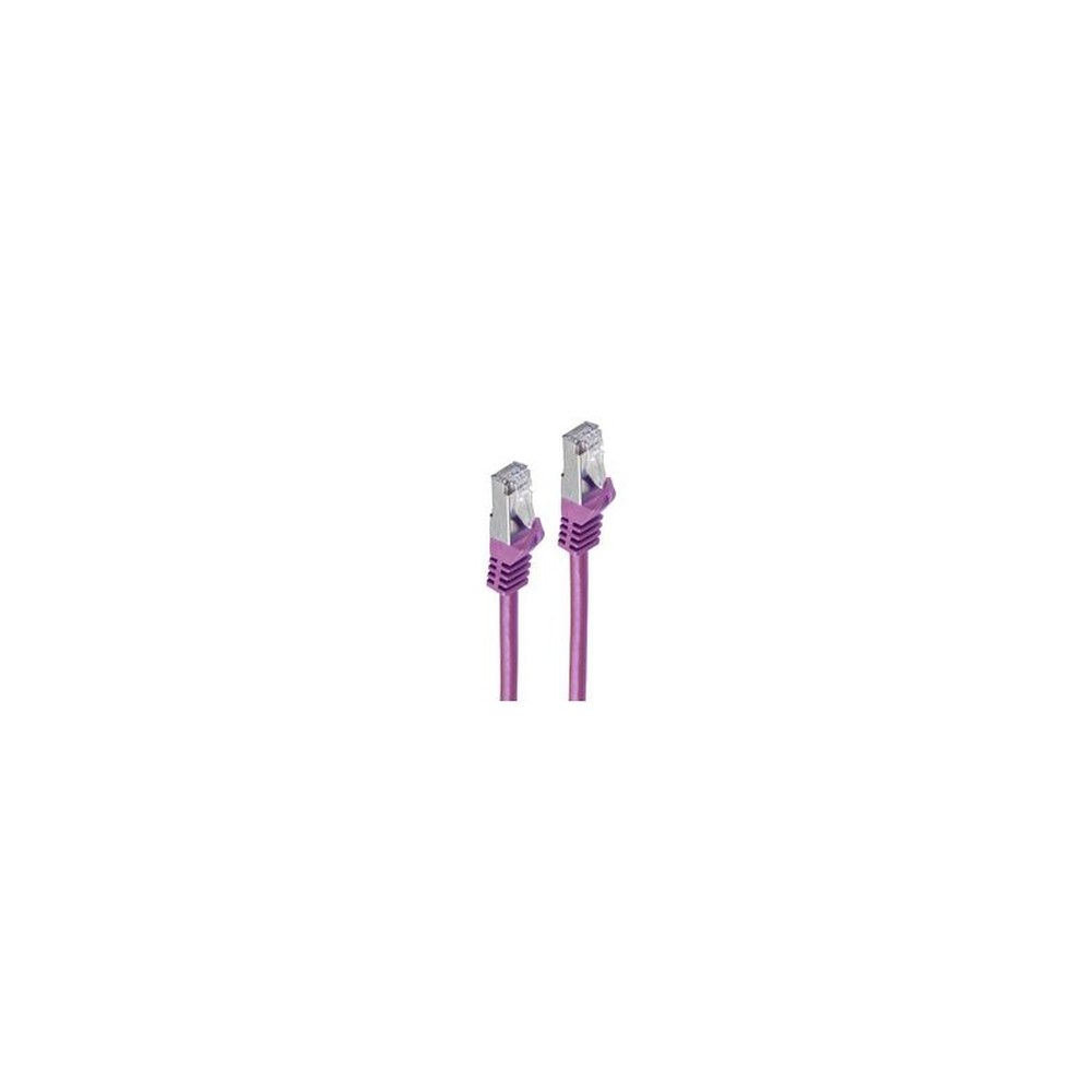 shiverpeaks Câble patch, Cat. 6A, S/FTP, 15,0 m, violet