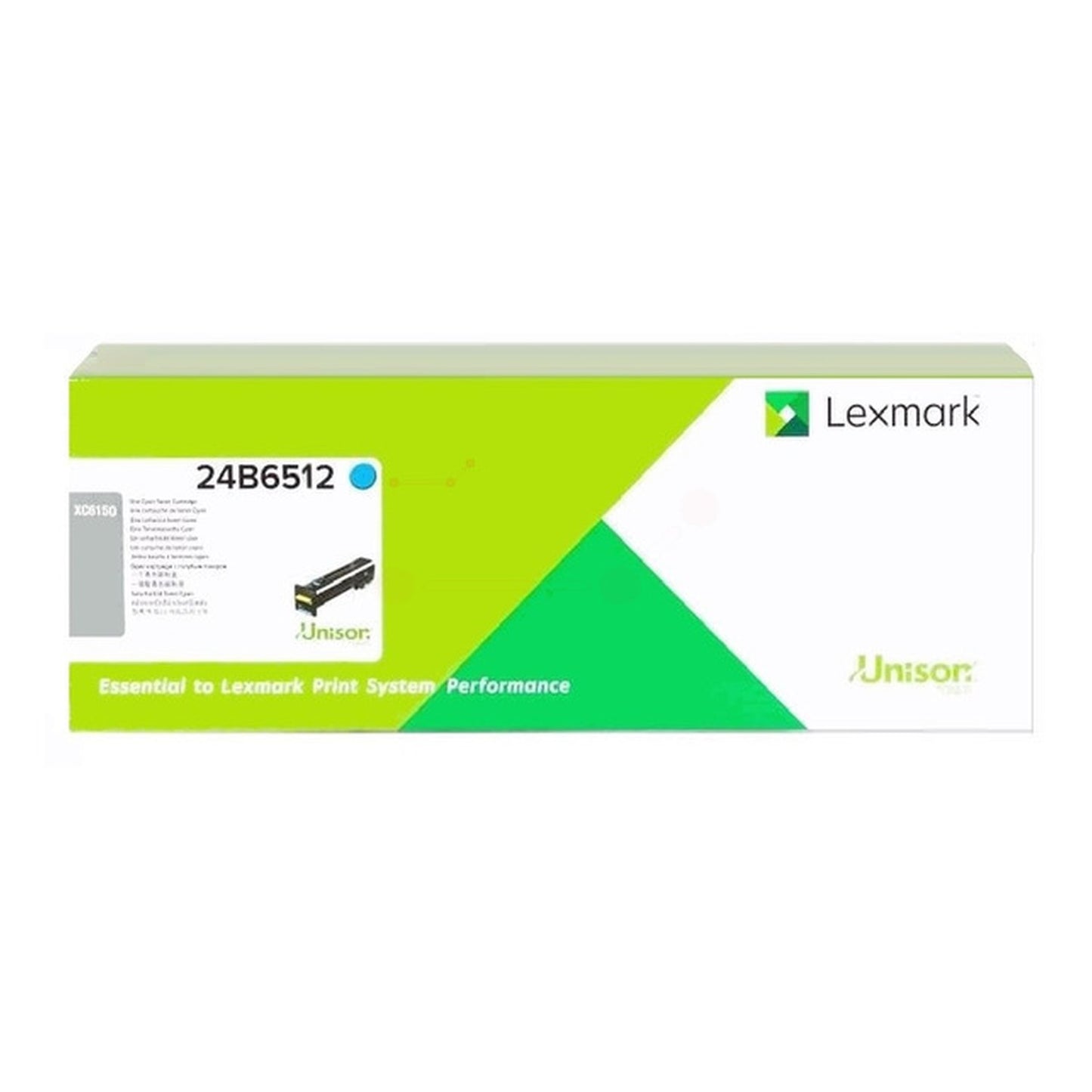 Toner d'origine Lexmark 24B6512 - cyan