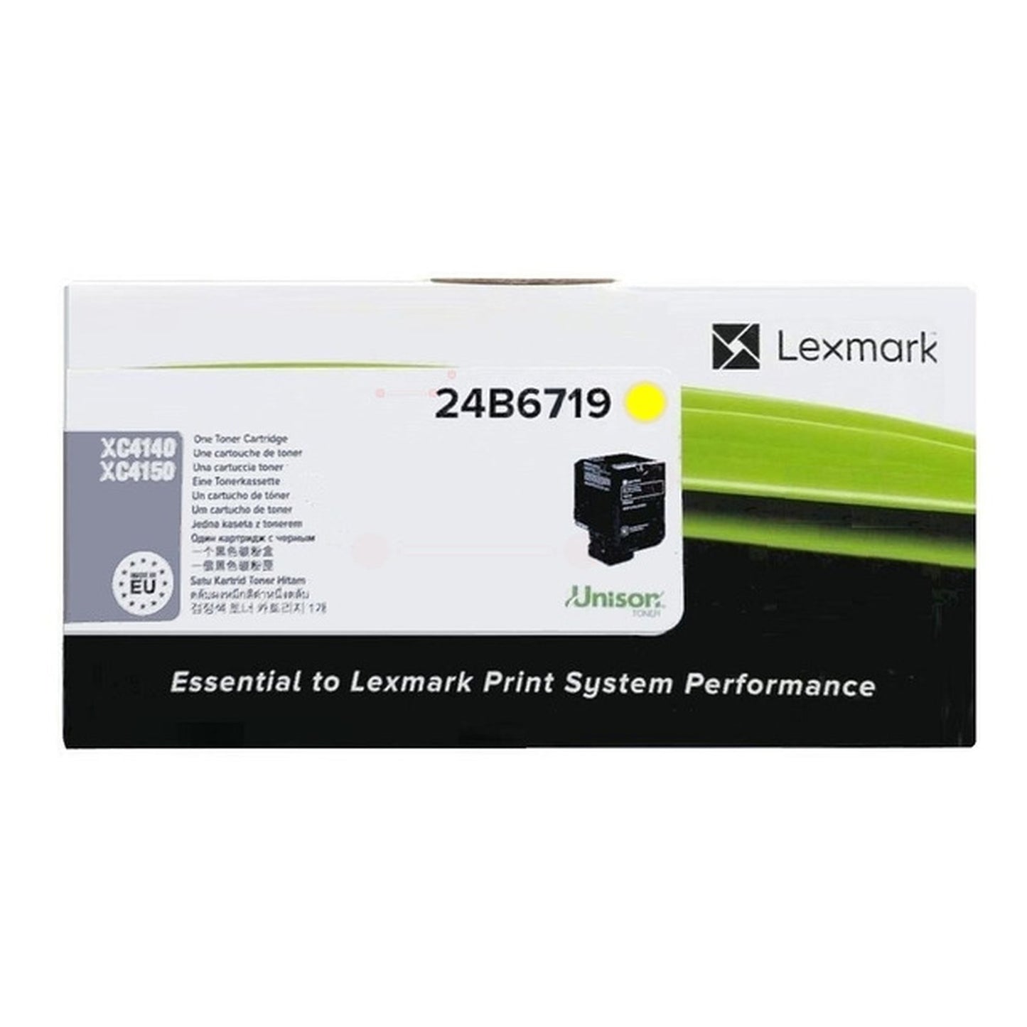 Toner d'origine Lexmark 24B6719 - jaune