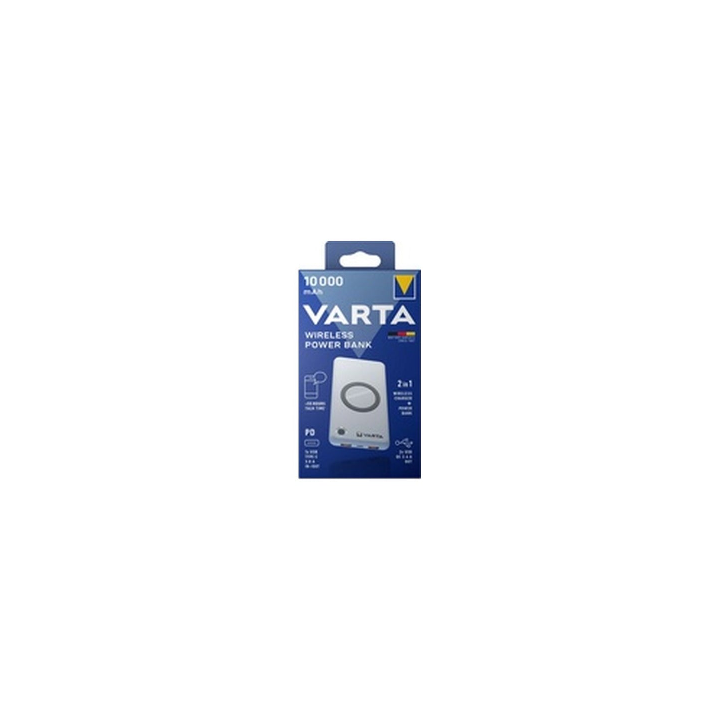 VARTA Powerbank "Wireless", 20.000 mAh, blanc
