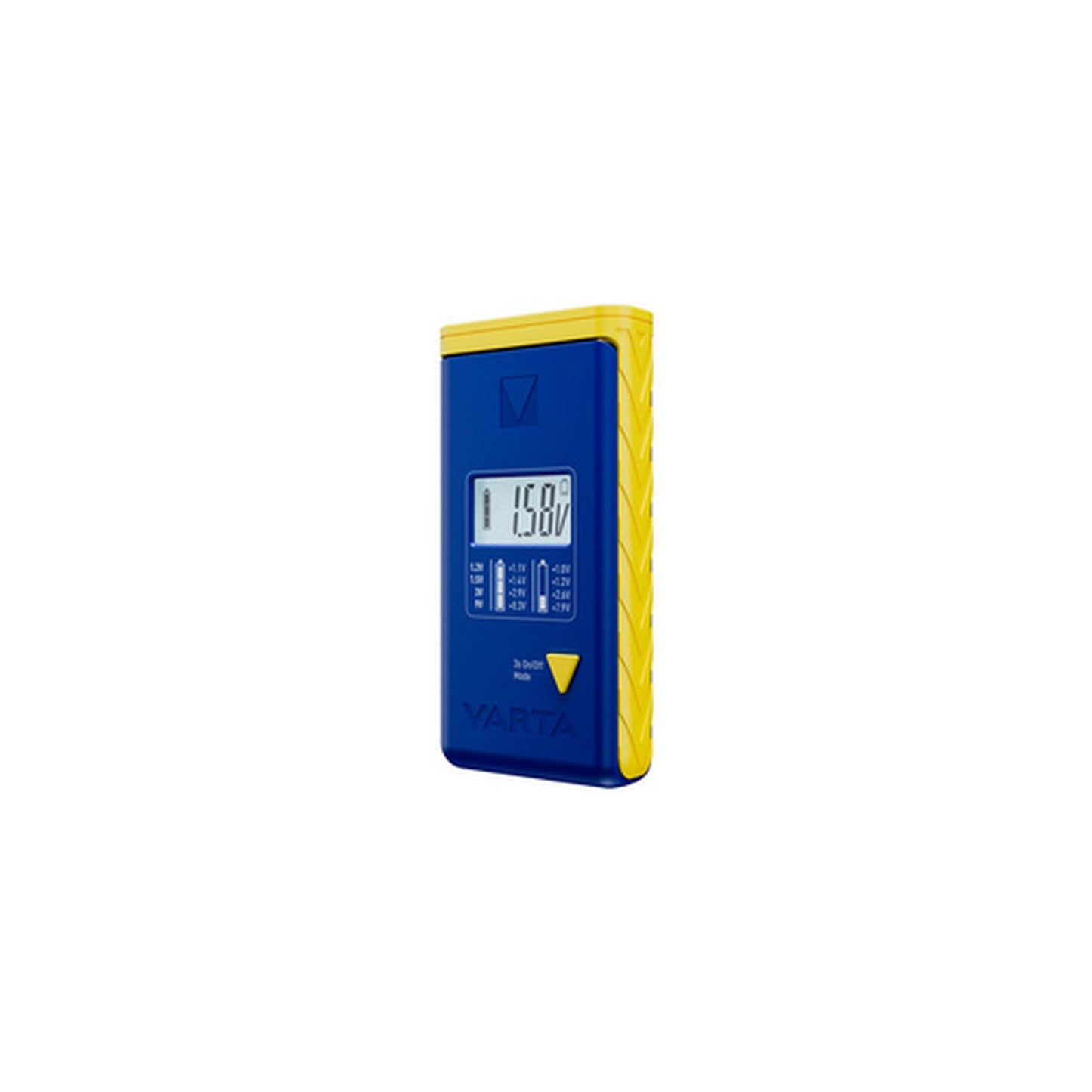 VARTA Testeur de piles, écran LCD, bleu/jaune