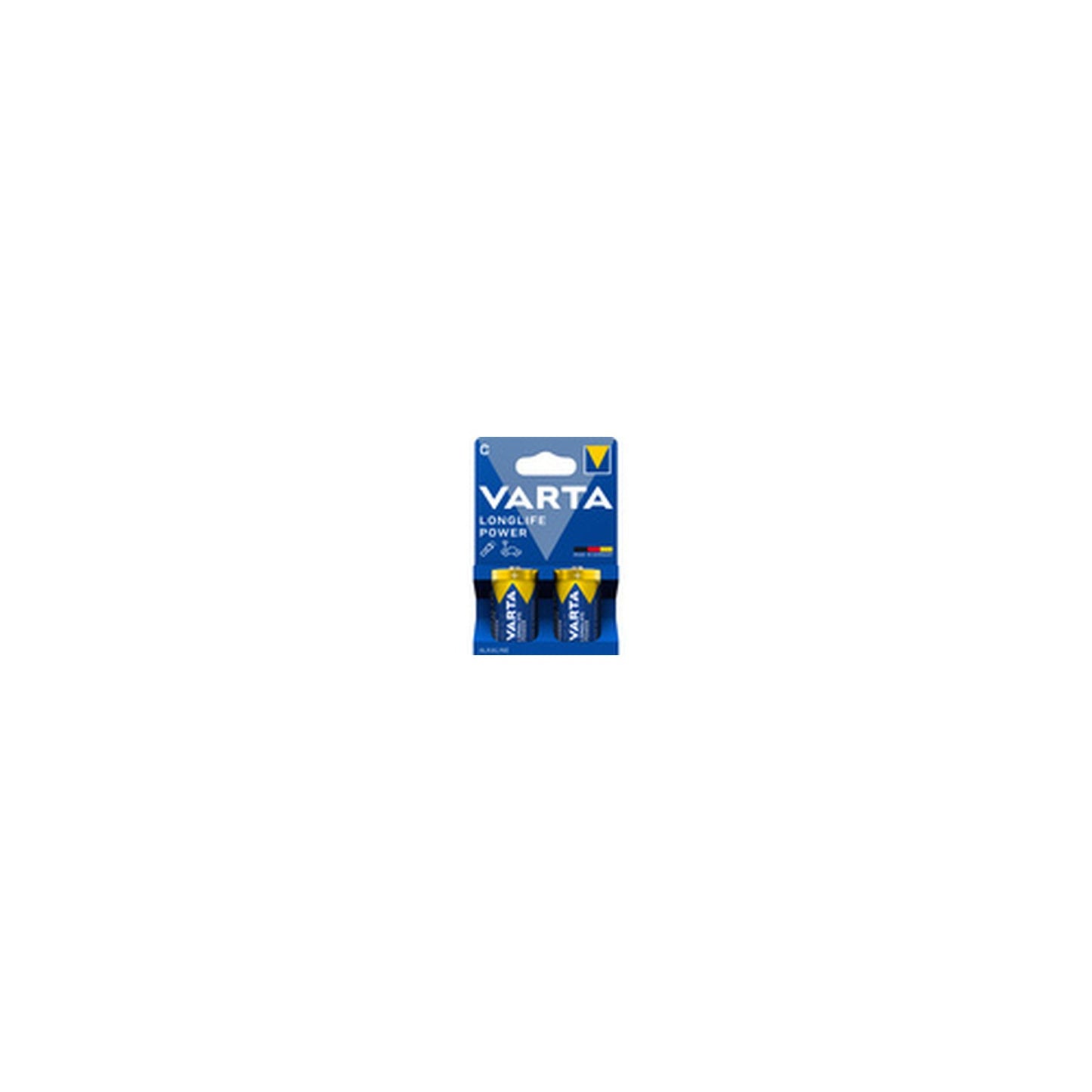 VARTA Pile alcaline Longlife Power, Baby (C), 2 pièces