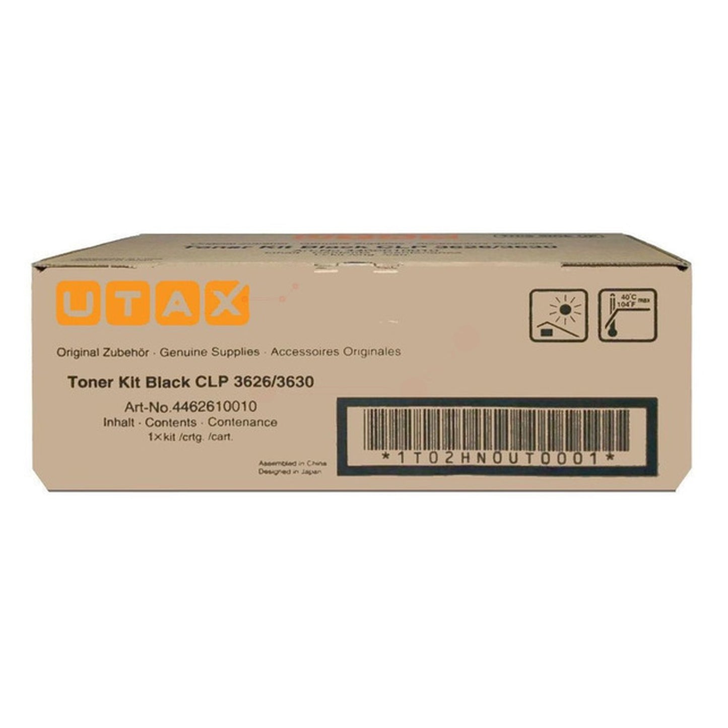 Toner d'origine Utax 4462610010 - noir