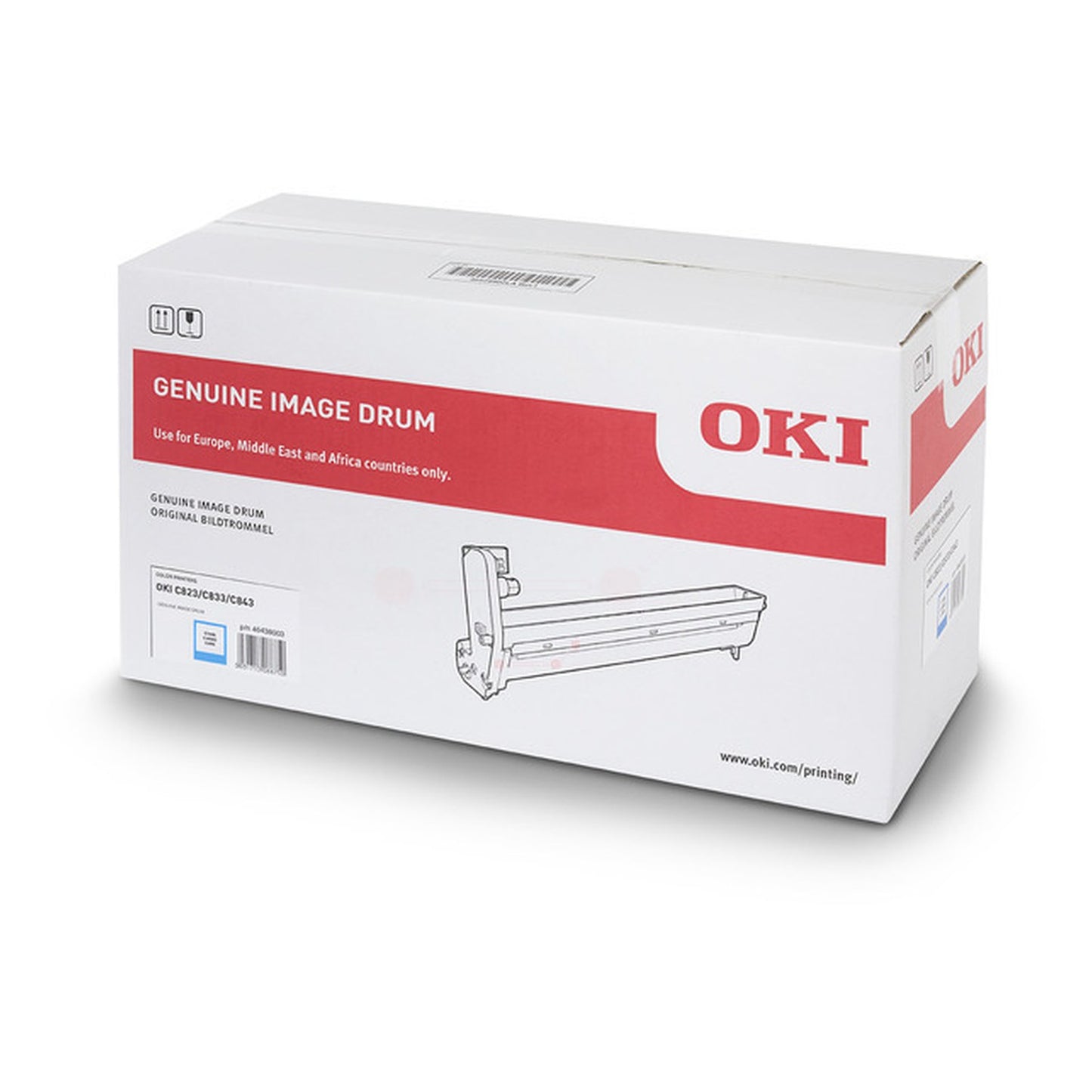 Tambour d'origine OKI 46438003 - cyan