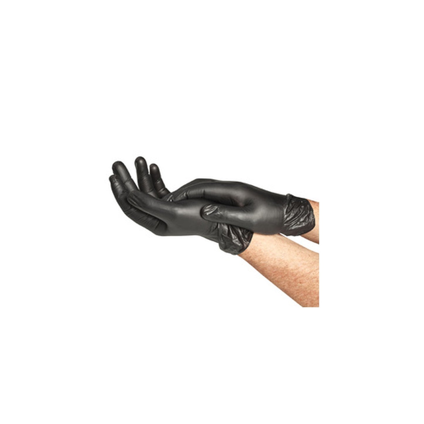 Spontex Gants en vinyle Extra Black, taille: M, noir