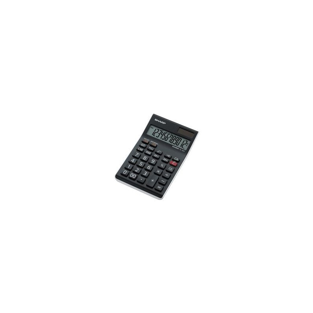 SHARP Calculatrice table EL-124 TWH, fonctionnement solaire/