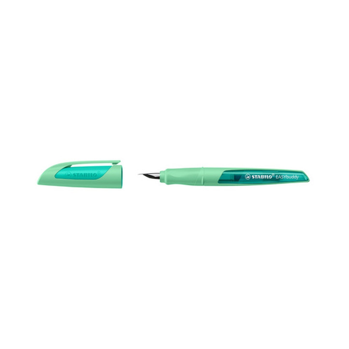 STABILO Stylo plume EASYbuddy L, gauchers, vert menthe
