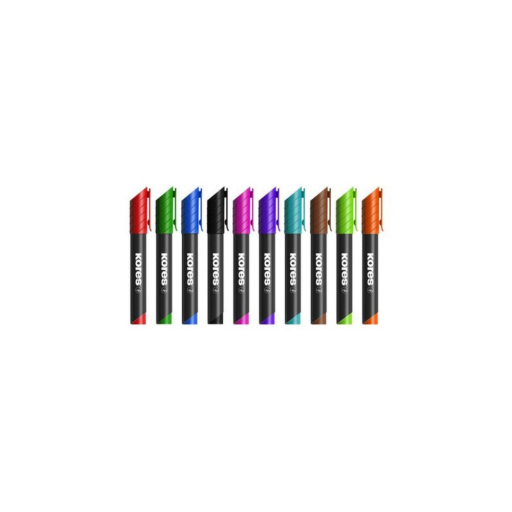 Kores Marqueur permanent "K MARKER", pointe ogive, orange