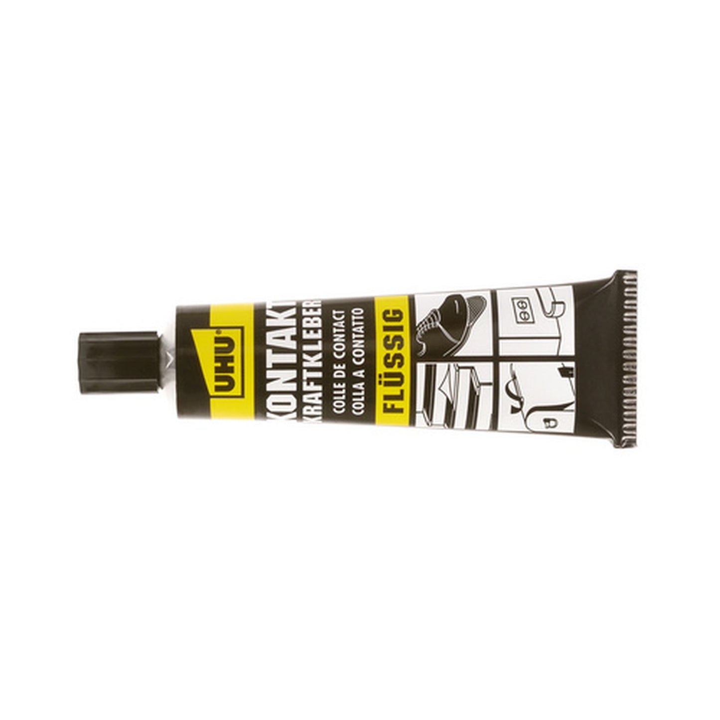 UHU colle forte de contact, fluide, contient du solvant,120g