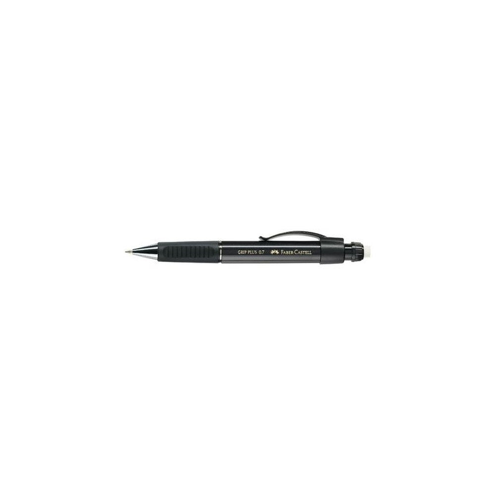 FABER-CASTELL Porte-mines GRIP PLUS 1307, noir-métallique