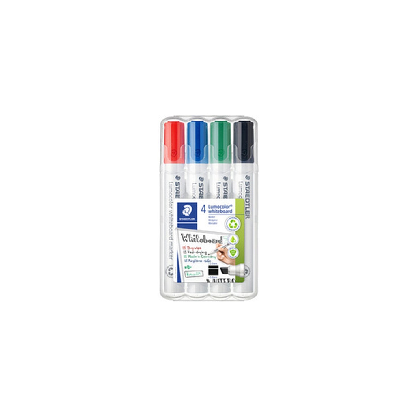 STAEDTLER Marqueur tableau blanc 351B Lumocolor, étui de 4