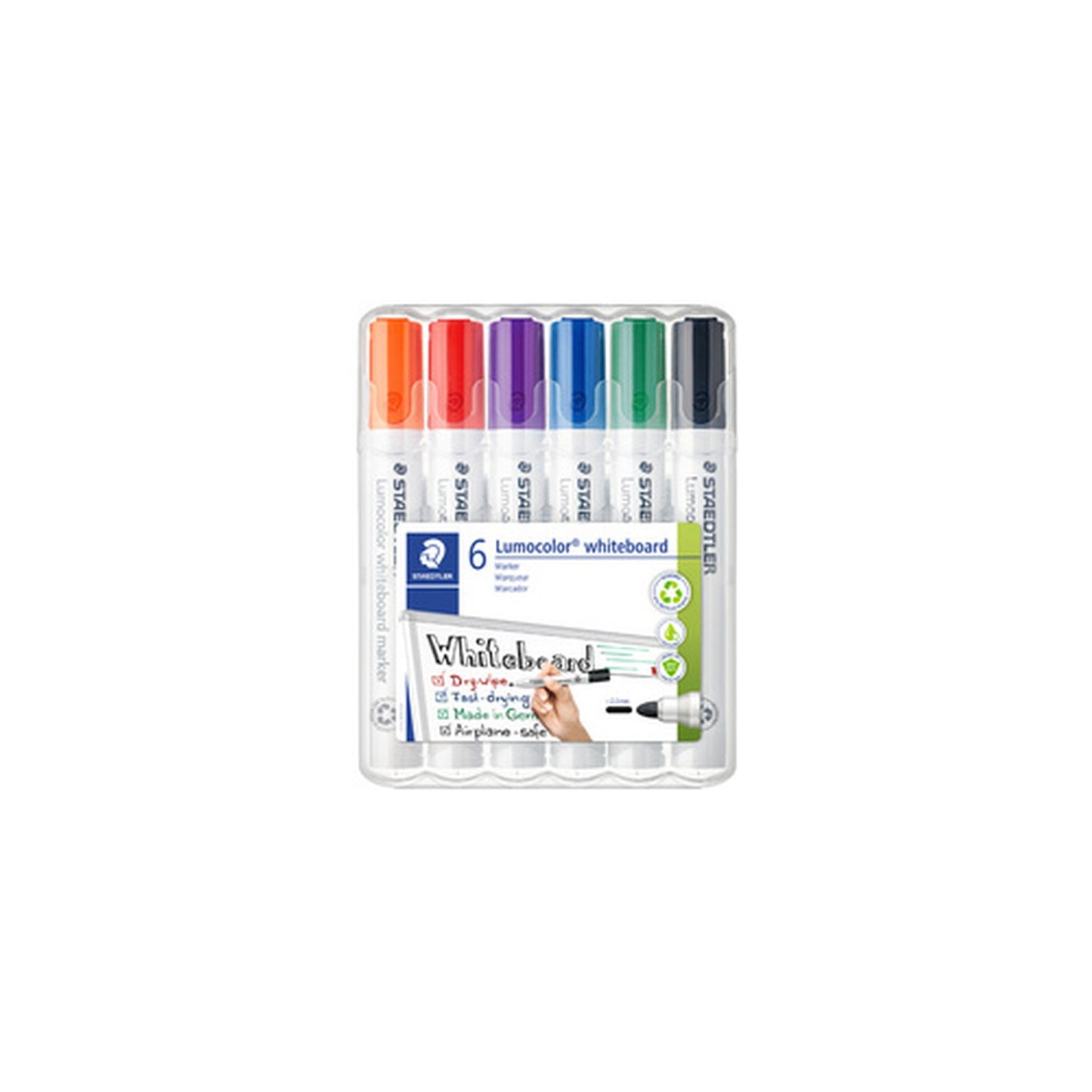 STAEDTLER Marqueur tableau blanc 351 Lumocolor, étui de 6