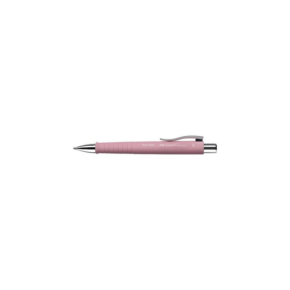 FABER-CASTELL Stylo-bille rétractable POLY BALL XB, rosé