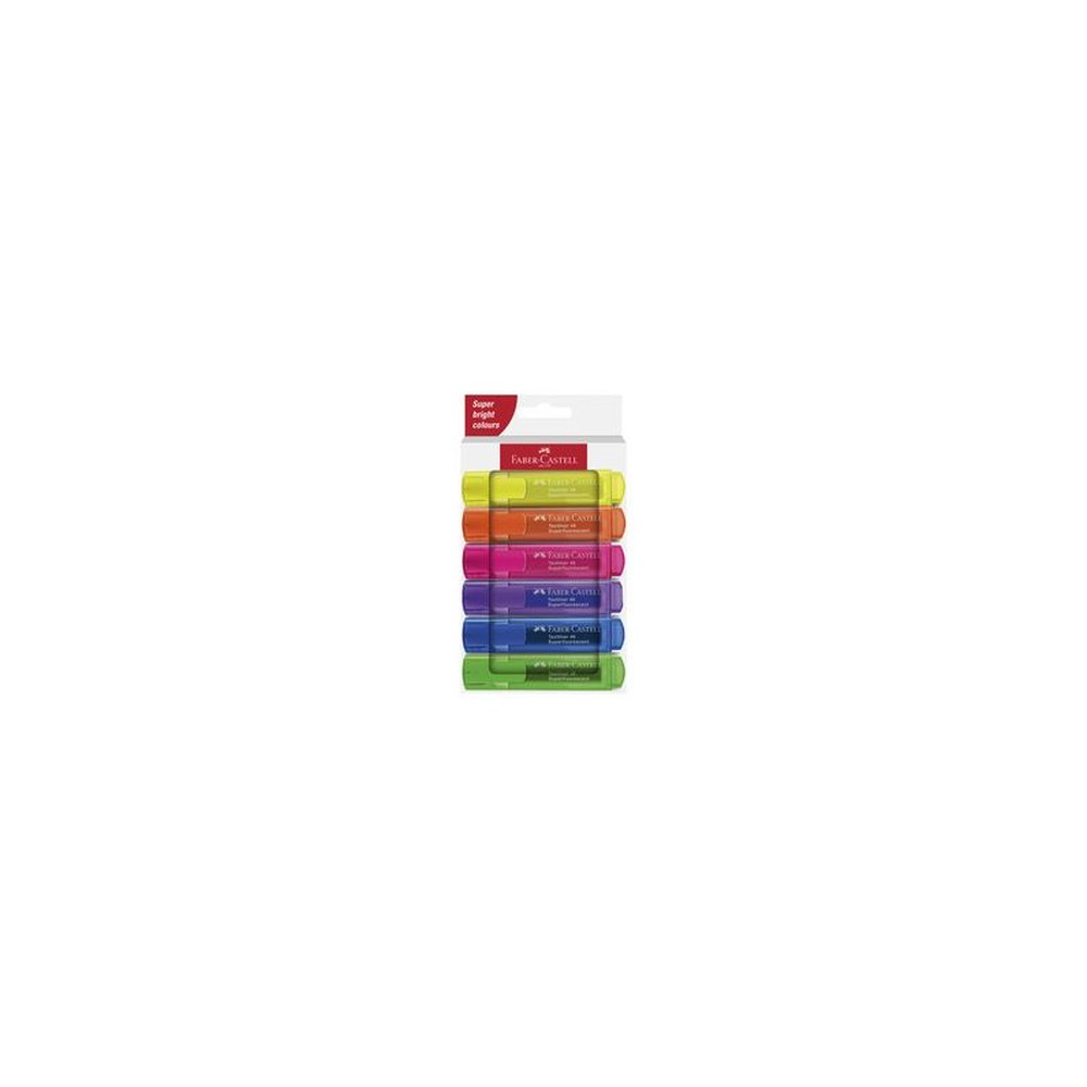 FABER-CASTELL Surligneur TEXTLINER 1546, étui en carton de 6