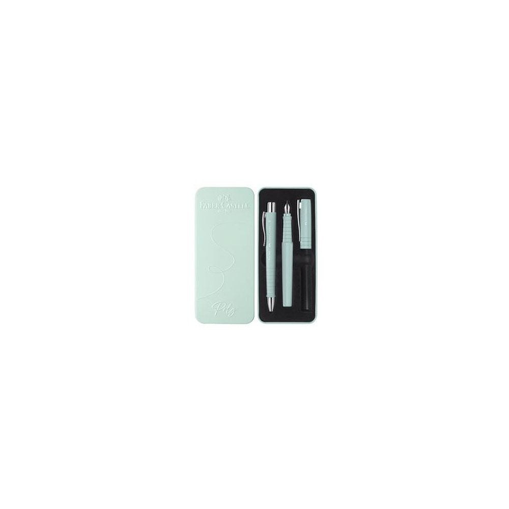 FABER-CASTELL Set de stylos POLY BALL/PEN, caribic blue