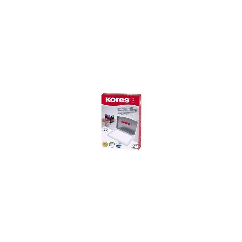 Kores Tampon encreur "METALLICA", (L)110 x (P)70 mm, noir