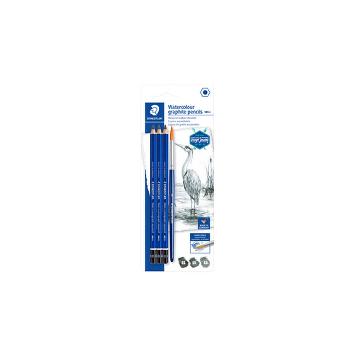 STAEDTLER Kit de crayons graphite Mars Lumograph aquarell