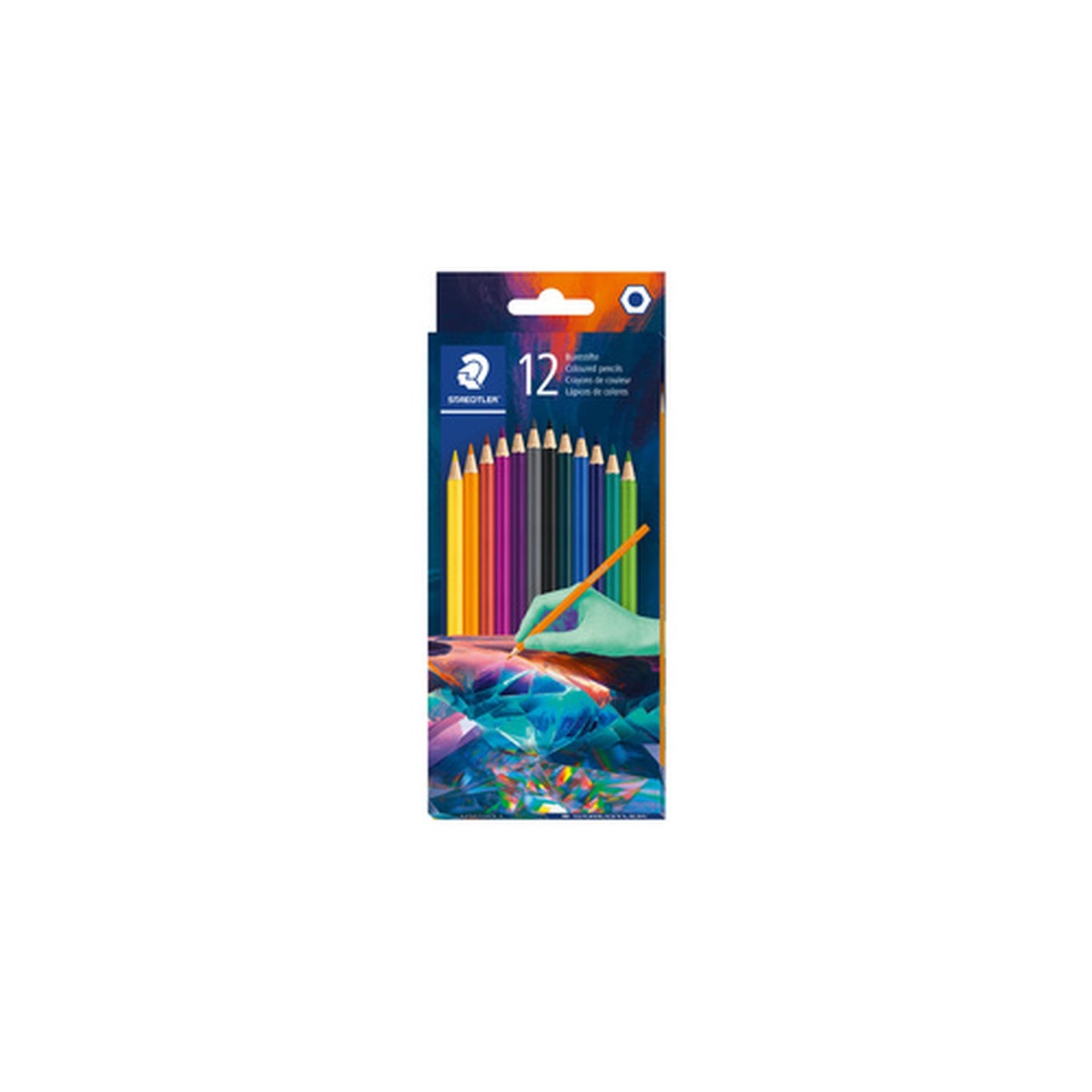 STAEDTLER Crayon de couleur Edition 2, étui en carton de 12