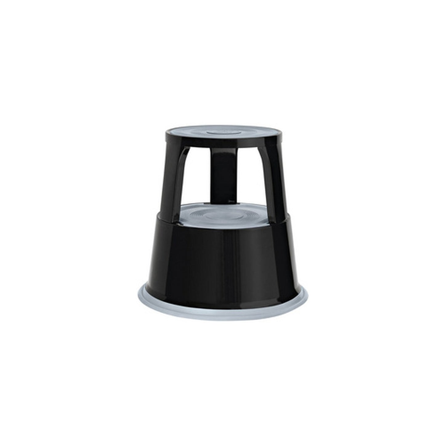 WEDO Tabouret marchepied, en métal, RAL 9005, noir