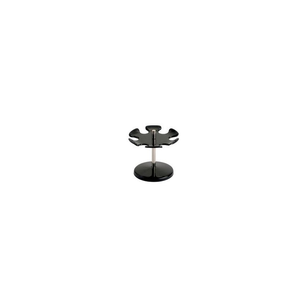 MAUL Porte-timbres rond, 6 tampons, noir, (51006-90)
