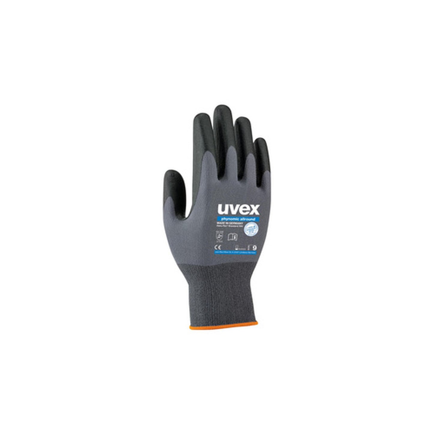 uvex Gants de travail phynomic allround, T. 10 x10